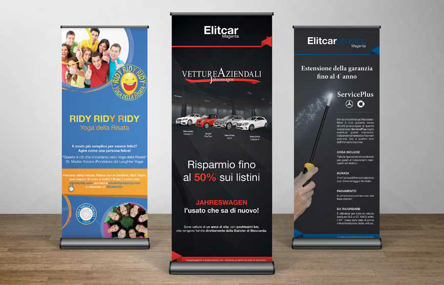 Roll-up e banner stampati